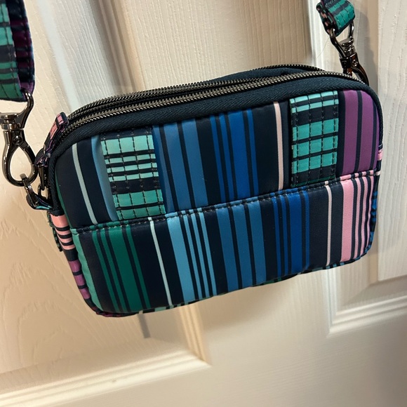 Lug Coupe SE Crossbody Bag in Love Stripe Multi - Picture 2 of 5